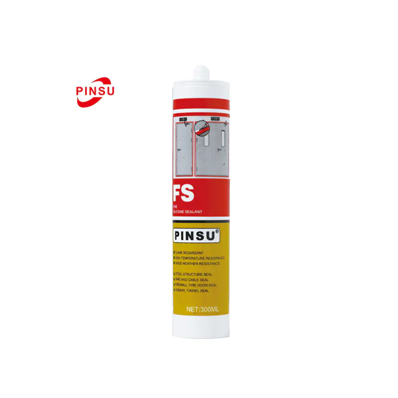 Mastic silicone ignifuge PINSU-FS pour joints de construction